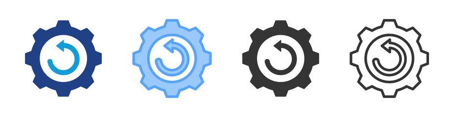 Frp Publishing Service icon set multiple style collection