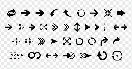 Infographic Vector Arrows Icon Set