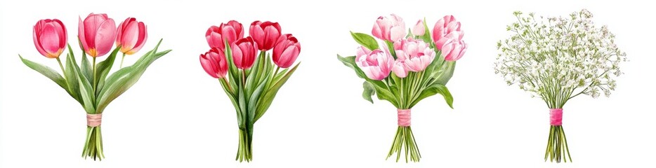 Fototapeta premium Delicate Floral Bouquets (1)