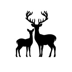 Deer silhouette icon