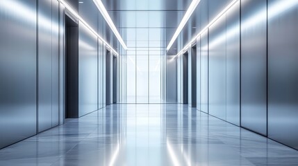 Fototapeta premium Modern elevator lobby design
