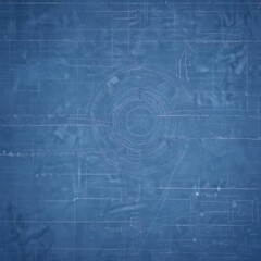 Fototapeta premium blueprint of the house, blueprint of a blueprint