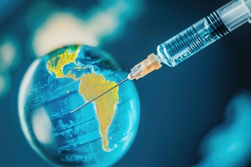 Medical progress - immunization effort, vaccination importance, global wellness, public health, illness control, disease reduction, immune defense, healthcare initiative, wellness improvement.