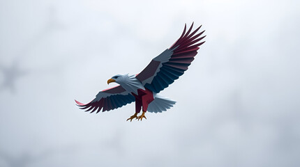 American eagle, bald eagle, USA flag, United States flag, patriotism, patriotic eagle, national bird, freedom symbol, American pride, Fourth of July, Independence Day, USA patriotism, eagle flying, fl