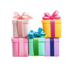  Colorful gift boxes