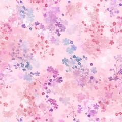 Fototapeta premium a soft pastel-colored background with delicate floral patterns