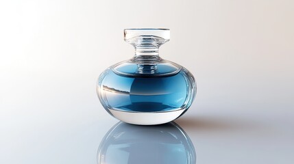 perfume bottle isolated on white