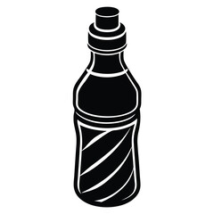 Isolated Water Bottle on White Background