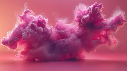 Fototapeta premium Pink Ink Explosion