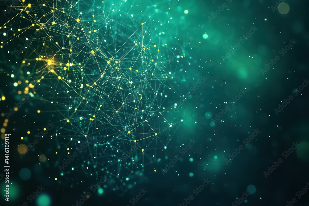 Aufkleber abstract network background