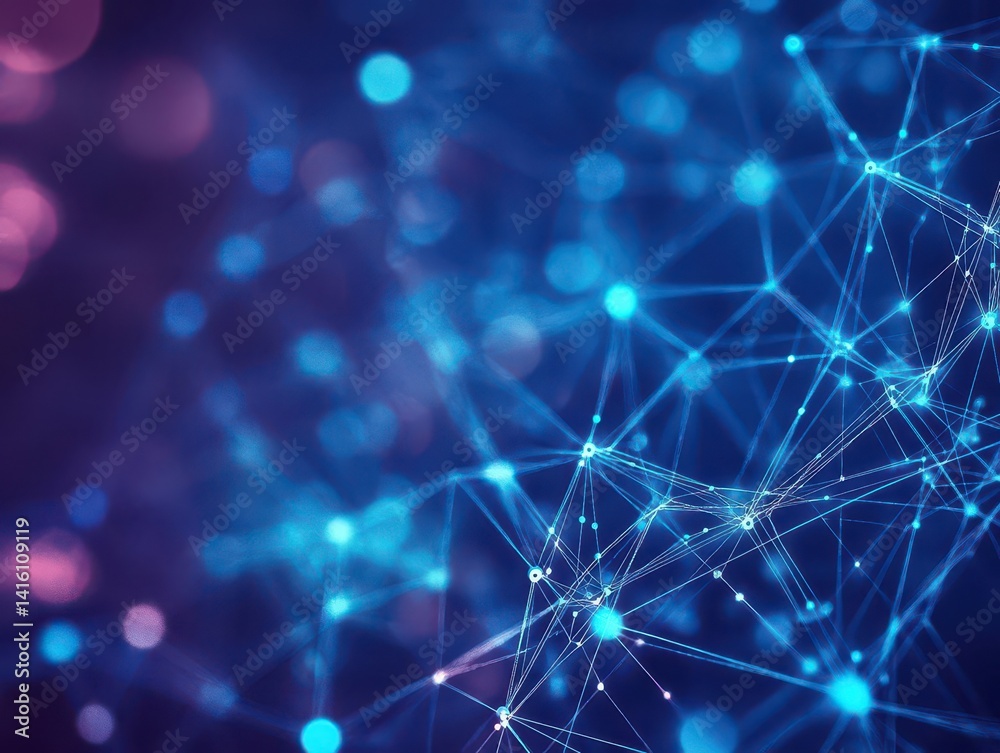 Poster Abstract network of business data points