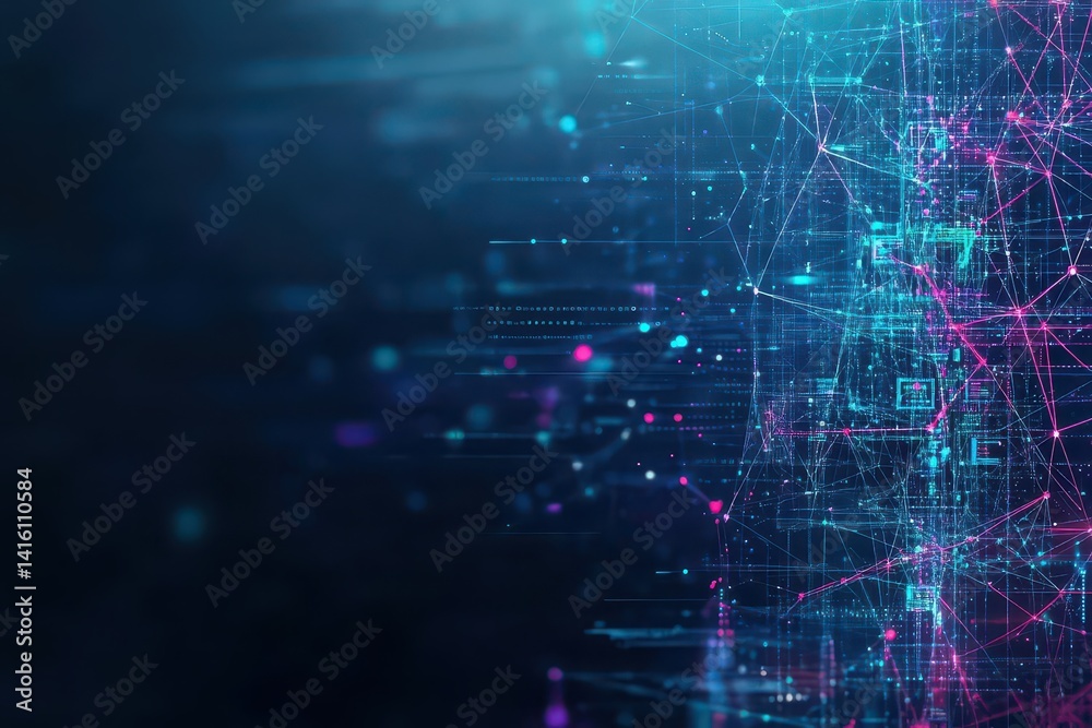 Aufkleber abstract vector future internet technology background illustration