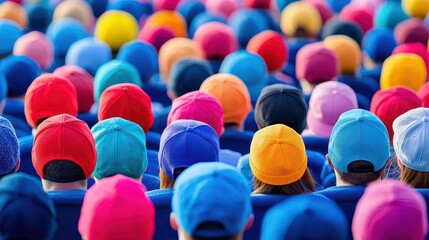 Fototapeta premium Audience Engaged in Rapt Attention