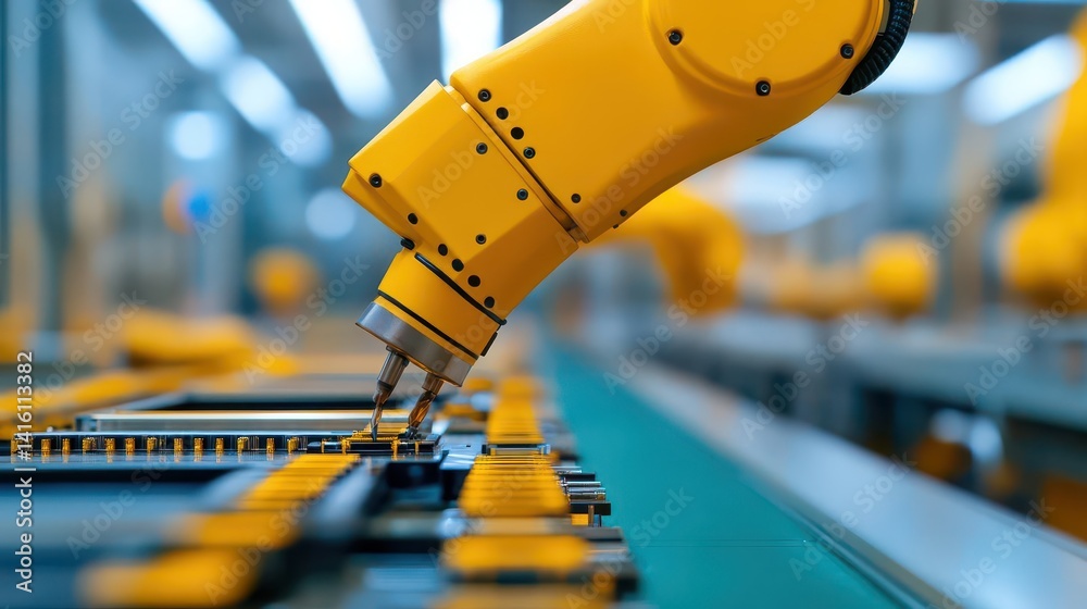 Aufkleber automated assembly line for electronics manufacturing