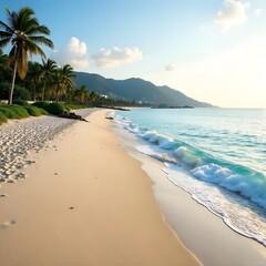 Beach and coastal area for perfect relaxation