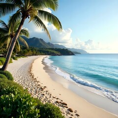 Beach and coastal area for perfect relaxation