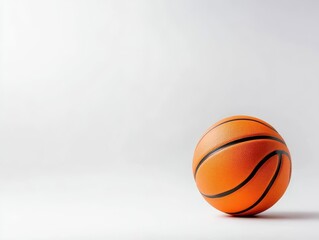 Fototapeta premium Basketball Ball isolated on white background, full depth of field