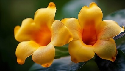 very beautiful alamanda cathartica flower
