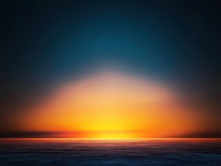 Fototapeta premium black background with diffused orange light from above