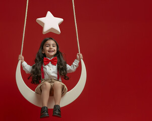 A bright future swings high with the children of Türkiye under the national spirit