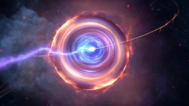 Alien Signal Pulses From a Spinning Beacon in Deep Space Generative AI