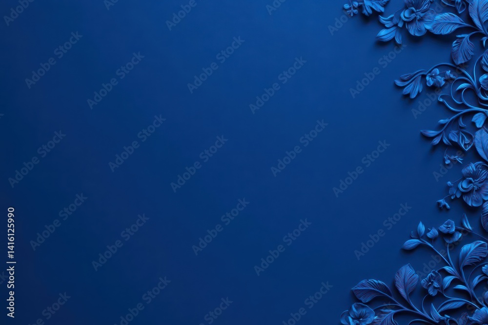 Aufkleber blue background design With luxurious effect elements Vector illustration