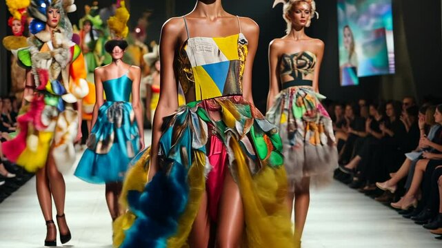 Fashion show: eco-friendly runway designs