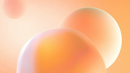 Abstract Soft Shapes in Pastel Colors