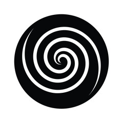 Spiral Icon Vector Illustration,