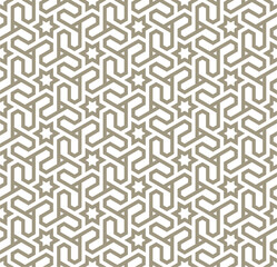 Seamless abstract geometric pattern in Islamic style