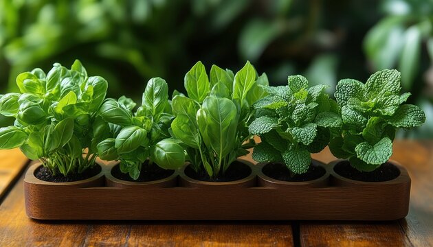 Compact Indoor Herb Garden Kit with Planters, Seeds, and Grow Lights for Kitchen or Home