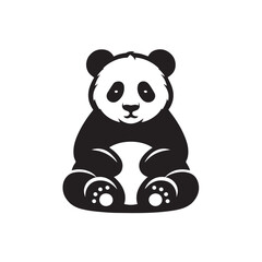 panda vector illustration 