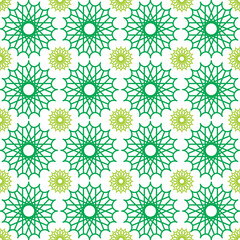 Green Geometric Pattern Background Wallpaper