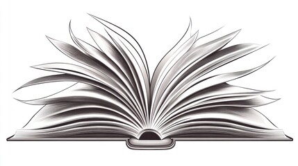 Open Book Pages Displaying Knowledge And Learning
