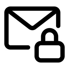 email lock icon for illustration
