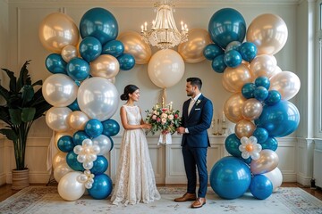 Elegant Balloon Decor Ideas for a Cheerful Engagement Party