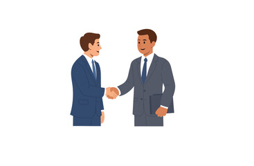 handshake vector image