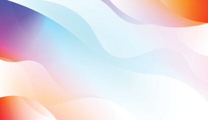 Fototapeta premium Modern Waves. Futuristic Technology Style Background. For Cover Page, Landing Page, Banner. Vector Illustration with Color Gradient.