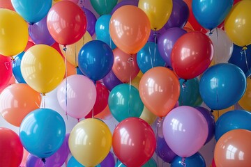 Vibrant Balloons Festive Event Background for Celebration