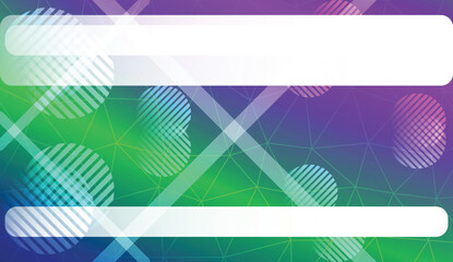 Fototapeta premium Decorative background with triangles, line, circle, space for text. Decorative design For interior wallpaper, smart design, fashion print. Vector illustration.