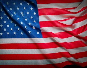 Fototapeta premium American flag on background 