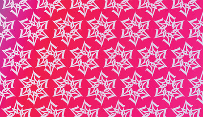 Fototapeta premium Vector Geometric Pattern with gradient backgroun. Triangles Curved Line. For Wallpaper, Presentation Background, Interior Design, Fashion Print