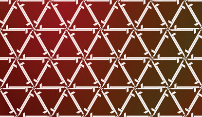 Fototapeta premium Vector Design. Illustration With Triangles Line. Modern Decorative Background. Pastel gradient color