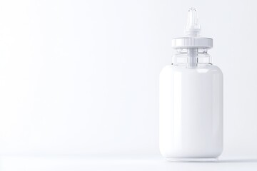 White Baby Bottle Mockup