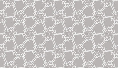 Hipster pattern with polygonal elements. Triangles style. Vector illustration. Light grey, brown color. Background for your business project. Advert, template screen. Seamless