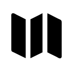 Map Icon Vector Illustration