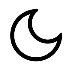 Moon Alternative Icon Vector Illustration