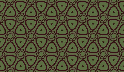 Curved line in triangles style. Vector illustration. For interior wallpaper, smart design, fashion print.