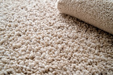 Beige Plush Carpet Texture