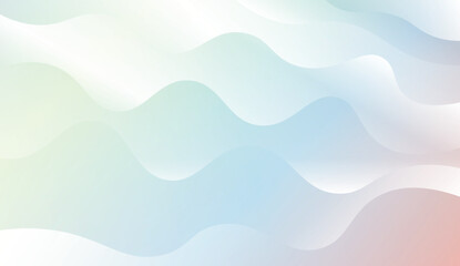 Fototapeta premium Blurred Decorative Design In Modern Style With Wave, Curve Lines. For Elegant Pattern Cover Book. Vector Illustration with Color Gradient.